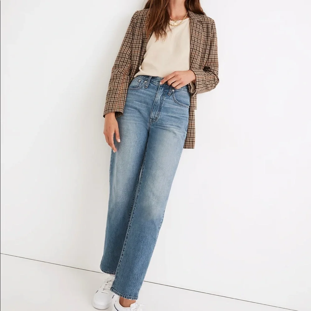 Madewell Perfect Vintage Straight Jean in Moultrie Wash - Picture 1 of 10